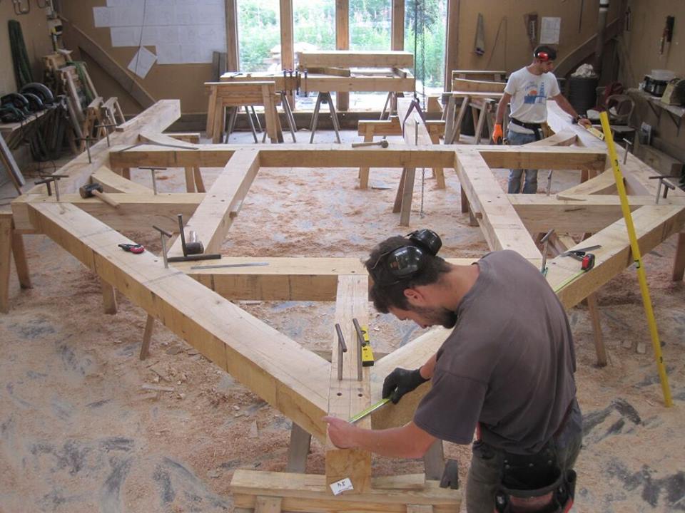 Castle Ring Oak Frame house builders timber framers Herefordshire Powys
