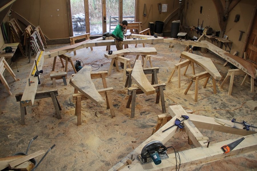 Castle Ring Oak framers house build and extensions