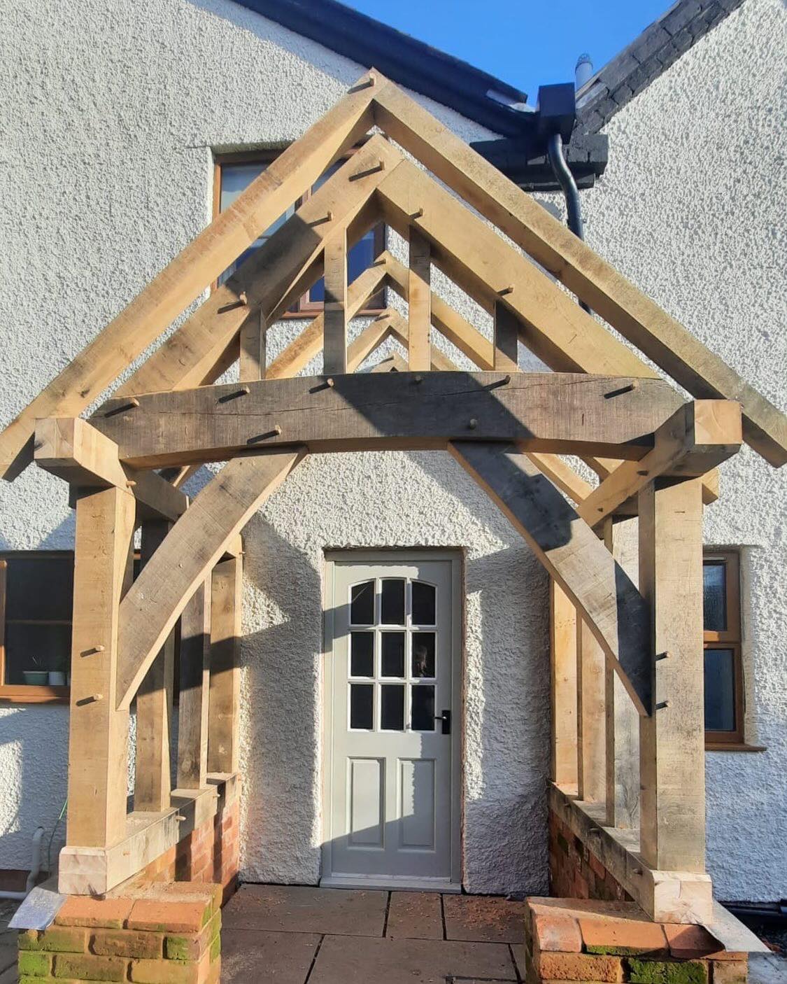 Castle Ring Oak Frame porch